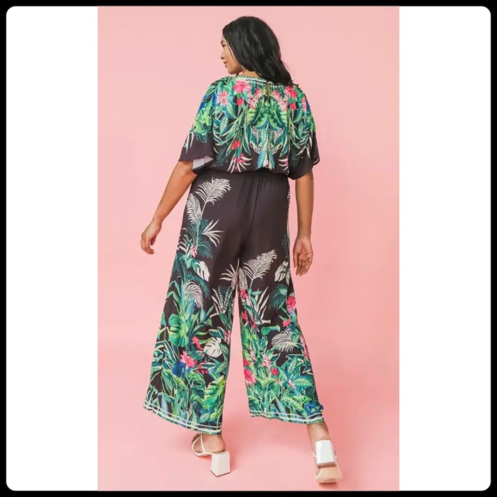 Plus Size Woven Jump Suit, XL - 2X - Picture 6 of 12
